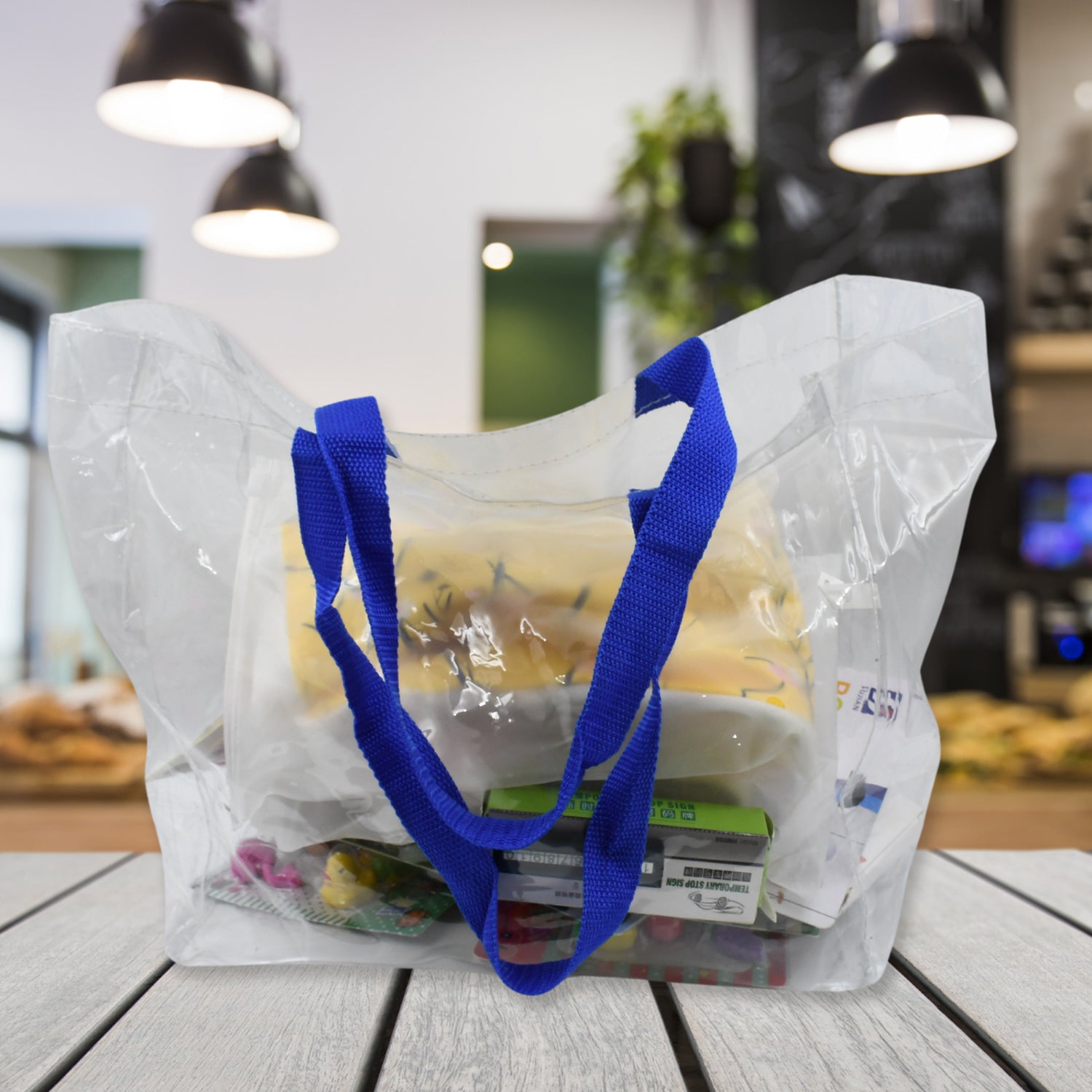 Multifunction Transparent Bag With Handle Bag (453014 Cm  1 Pc) Multifunction Transparent Bag With Handle Bag (453014 Cm  1 Pc)